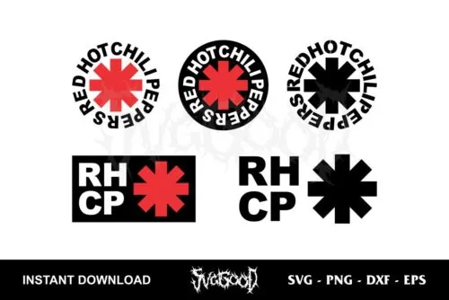 red hot chili papers logo svg bundle