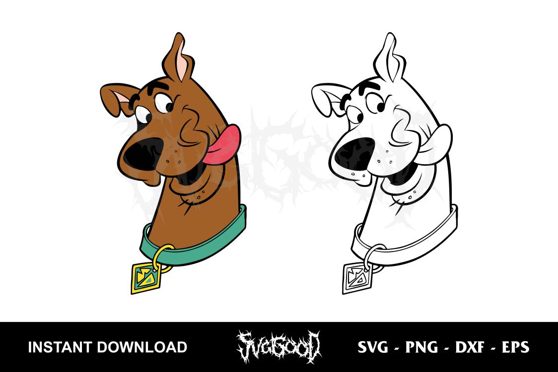 Scooby Doo Face SVG Cricut | SVGGOOD