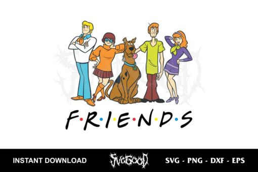 scooby doo friends svg