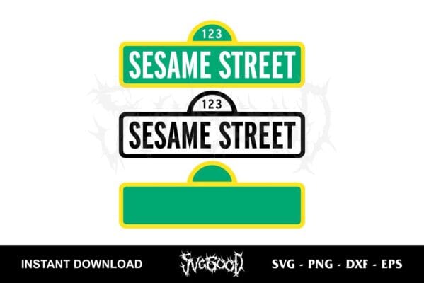 Sesame Street Logo SVG Cricut - SVGGOOD