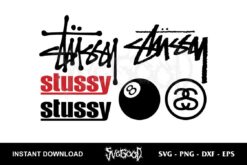 stussy logo svg bundle