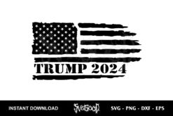 Trump 2024 Flag SVG