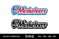 3 Musketeers Logo SVG