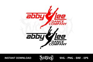Abby Lee Dance Company Logo SVG cut file