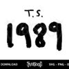 TS 1989 SVG Taylor swift svg