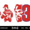 bryce harper svg
