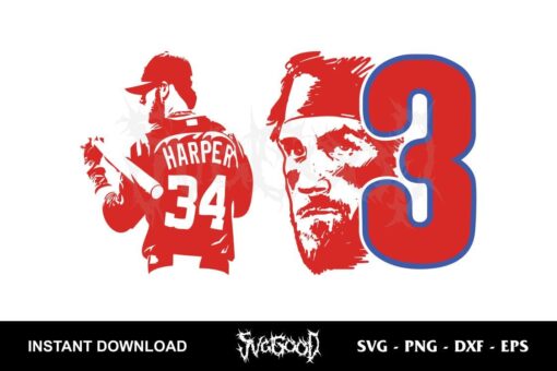 bryce harper svg