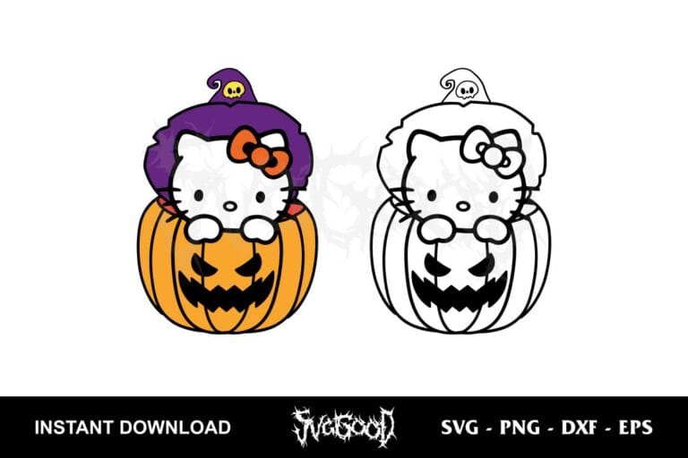 Happy Birthday Hello Kitty SVG - SVGGOOD