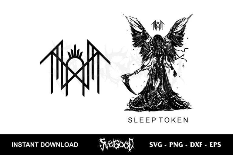 Sleep token reaper angel svg svggood