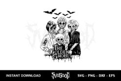 The Golden Ghouls SVG Vector