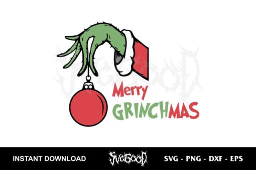 merry grinchmas svg