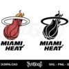 miami heat logo svg cricut