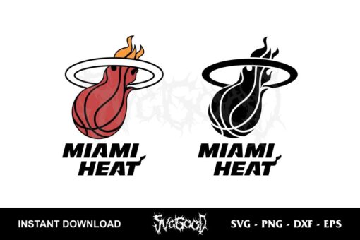 Miami Heat Logo SVG Cricut