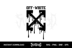 off white drip logo svg