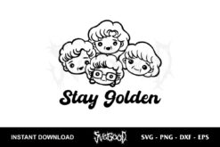 stay golden svg cricut