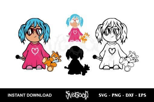 baby karol g svg layered