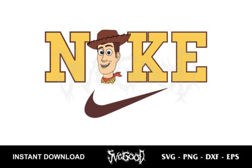 nike andy toy story svg