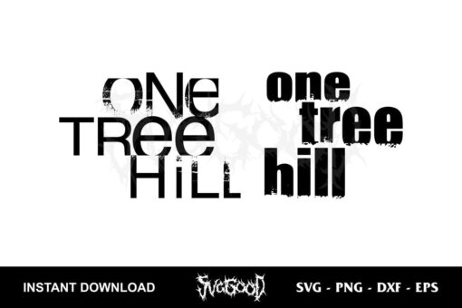 one tree hill svg cut file
