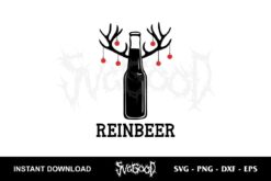 reinbeer svg vector