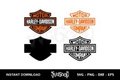 HArley Davidson svg cut file