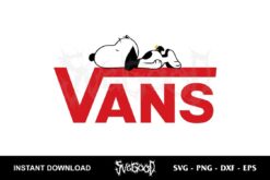 vans snoopy SVG