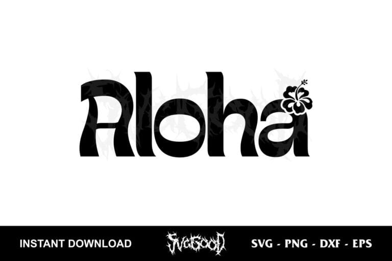 Aloha SVG Free - SVGGOOD