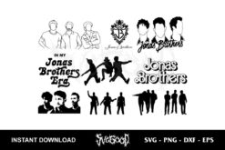 Jonas Brothers SVG Bundle