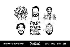 post malone svg bundle