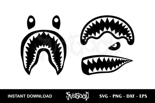 Bape Shark Logo SVG