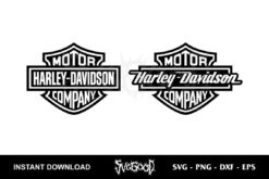 harley davidson emblem logo svg cricut