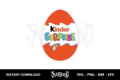Kinder Suprise SVG Cut File