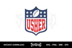 Usher NFL Version SVG