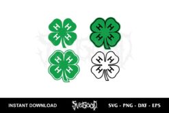 4H Clover SVG