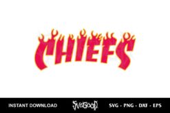 Chiefs Flame SVG KC Chiefs SVG