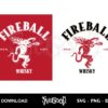fireball whisky logo svg