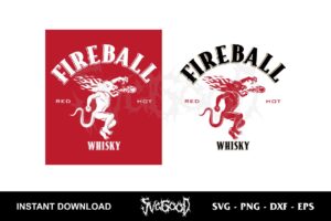 fireball whisky logo svg