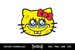 Hello Kitty Spongebob SVG
