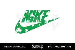 nike st patrick's day SVG