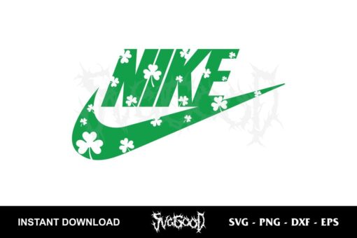 nike st patrick's day SVG
