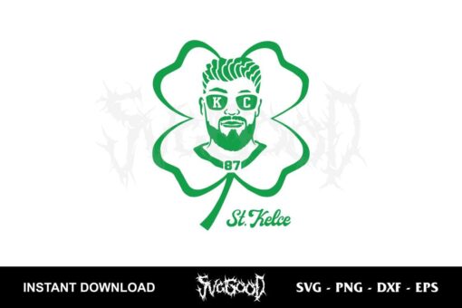 St Kelce Shamrock SVG