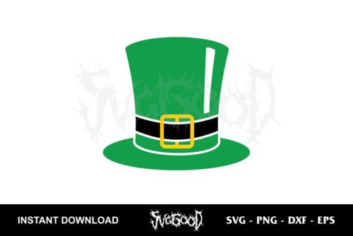 st patrick's day hat svg vector