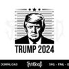 trump mugshot 2024 president svg