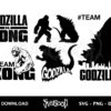 Godzilla Vs Kong SVG Cut File