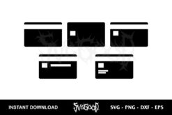 Credit Card Template SVG