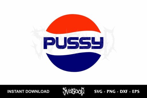 Pussy Pepsi Logo SVG