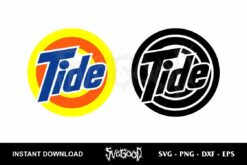 Tide Logo SVG Cut File