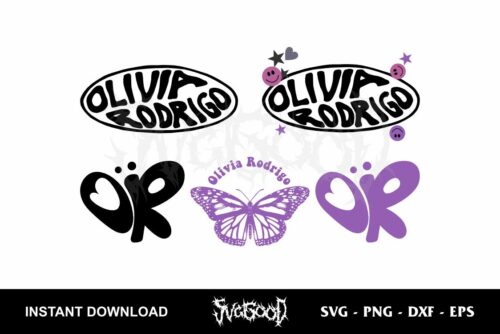 Olivia Rodrigo Logo SVG Cut File