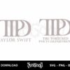 TTPD Taylor swift SVG Cut File