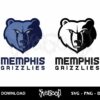 memphis grizzlies logo svg cricut