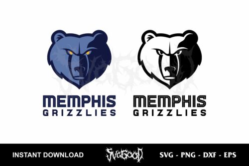 memphis grizzlies logo svg cricut